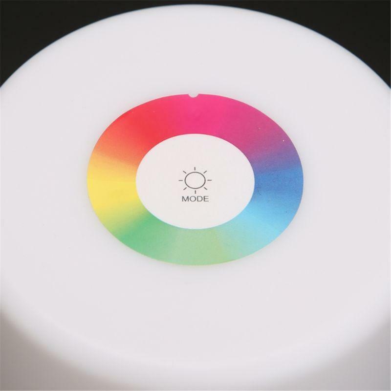 LED Night Light, Smart Bedside Table Lamp, Touch Control, Dimmable, USB Recharga