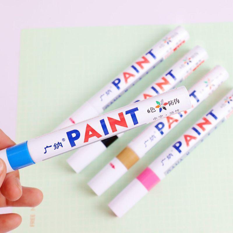 12PC Oil-Based Paint Markers Pen Quick Dry Bright Color for Photo Album Graffiti