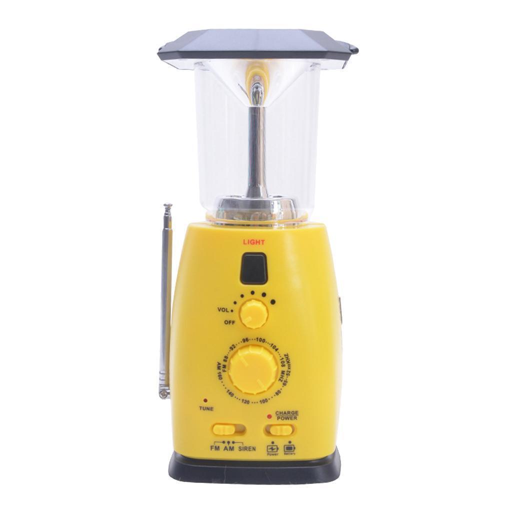 Outdoor  Weather Emergency Radio Solar Hand Crank Powered & LED Lights