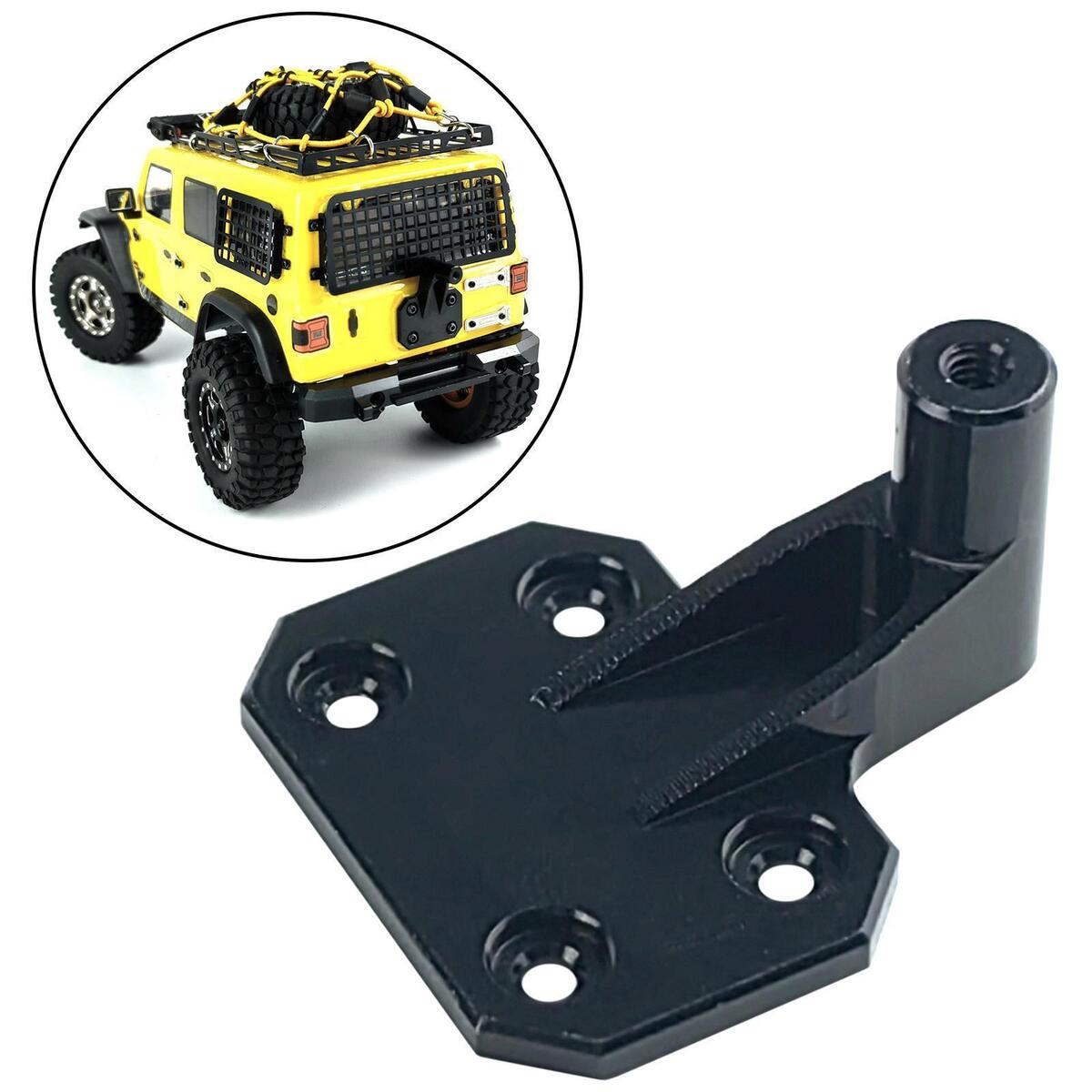 Spare Tire Base Plastic Simulation Remote Control Black for 1:24 Crawler