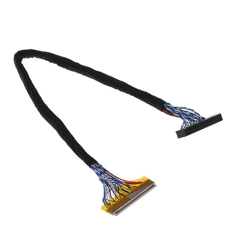 8 Bit LVDS Cable FIX-30 Pin 2ch For 17-26inch LCD/LED Panel Controller 25cm