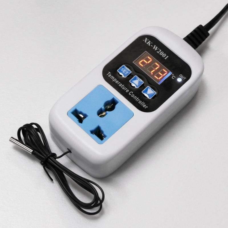 Digital Thermostat -50~110C Temperature Controller Switch AC110-220V with Socket