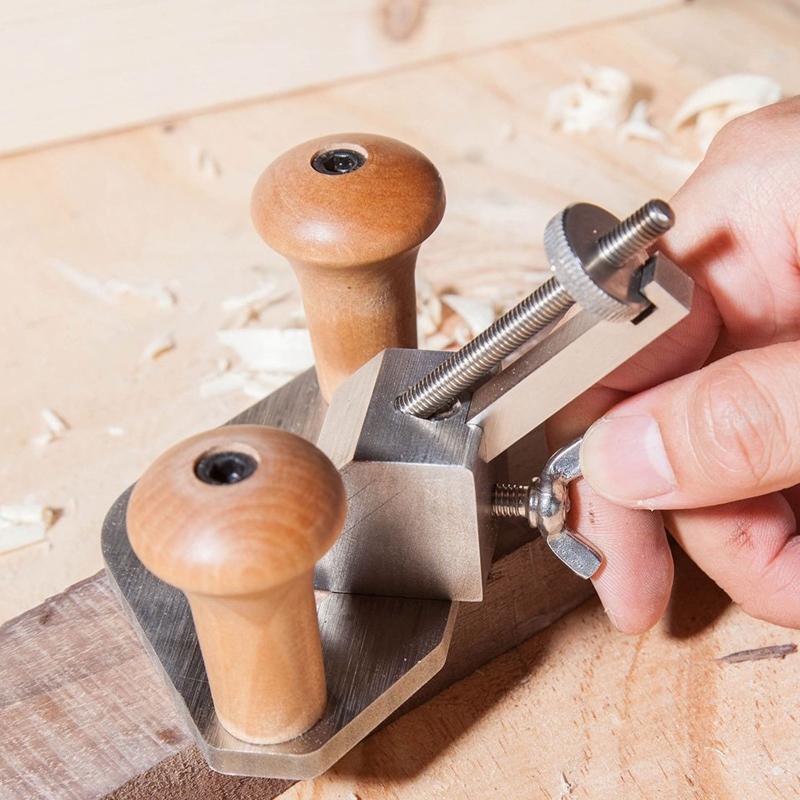 Handheld Router Plane with Comfortable Wooden Handle Practical Woodworking Tool