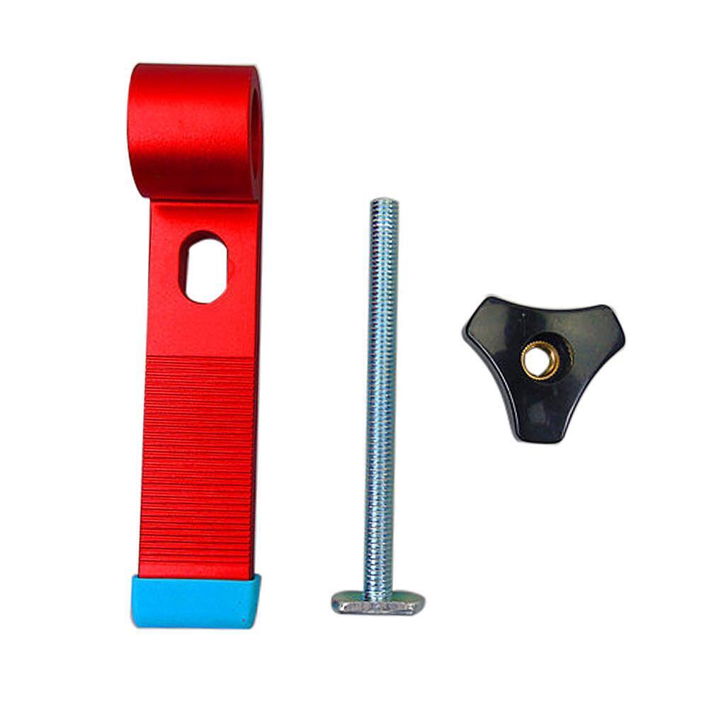 T-type Slide Slot Stopper Woodworking Positioning Limiter Wood Clamp (B)