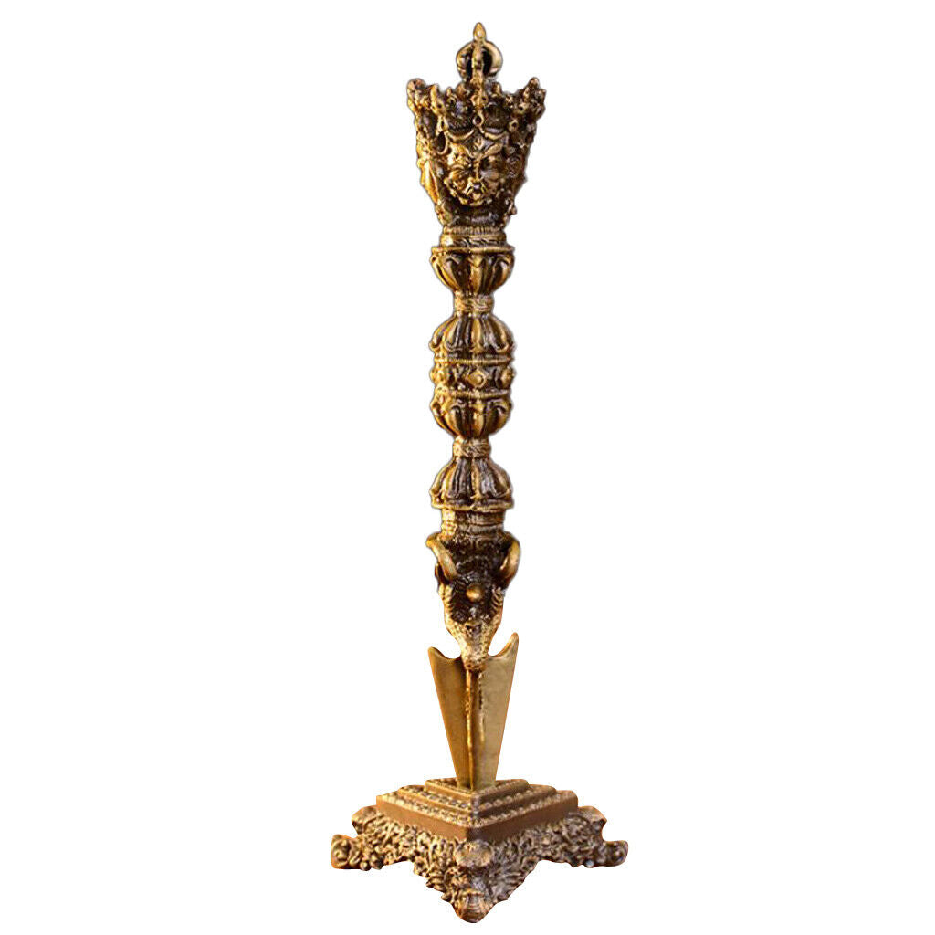 Double Layer Tibetan Buddhist  Vajra Pestle Amulet Handmade  Craft