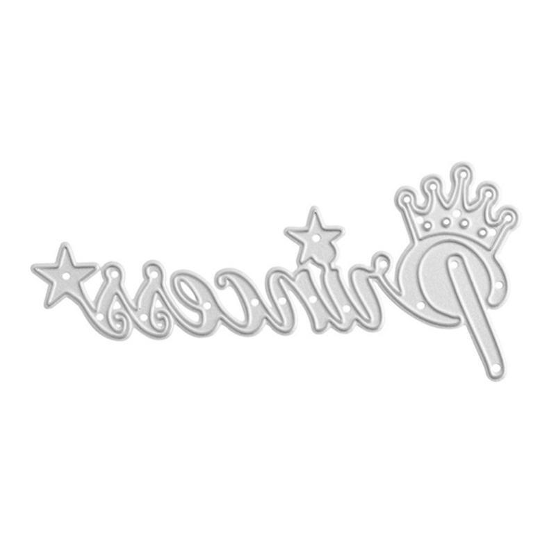 Crown Princess Metal Cutting Dies Stencil DIY Scrapbooking Album Paper Card Mold