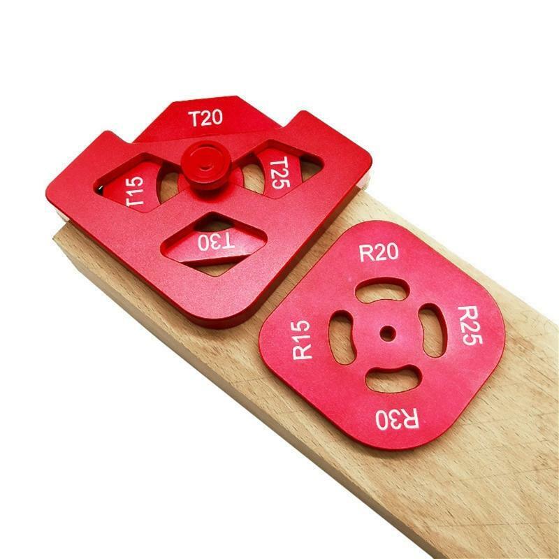 2 Piece Semi-Round Corner Radius Quick Jig R Angle Locator Aluminium Alloy