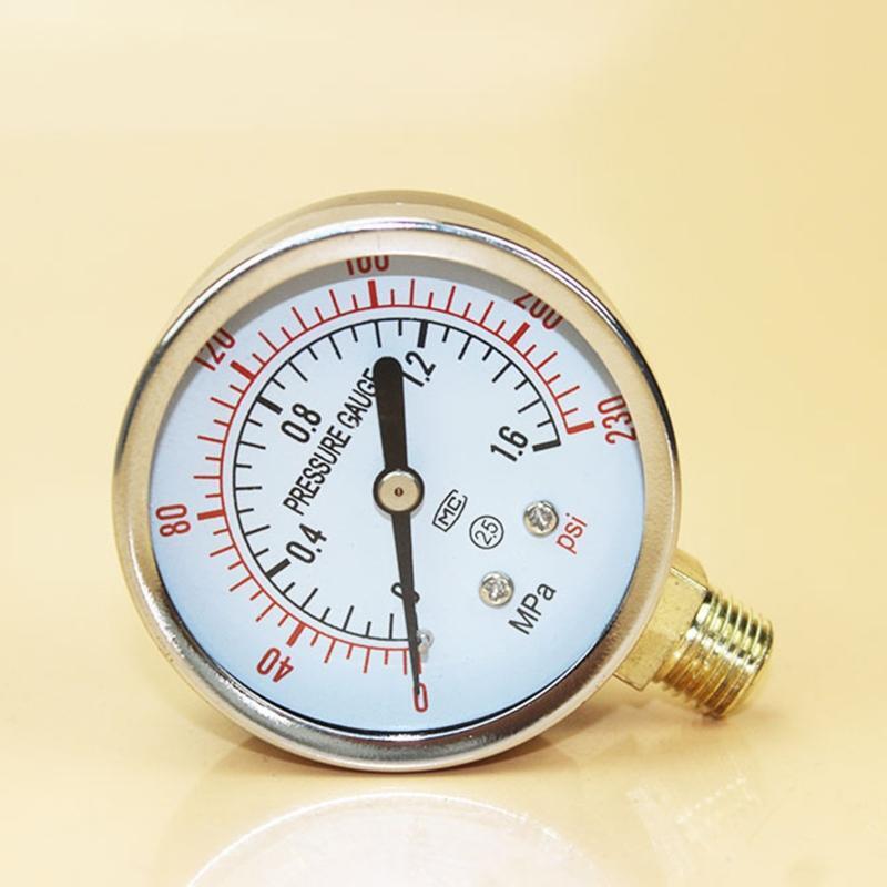 Pressure Gauge 0-230psi 0-1.6MPa High Accuracy WaterPressure Gauge Meter