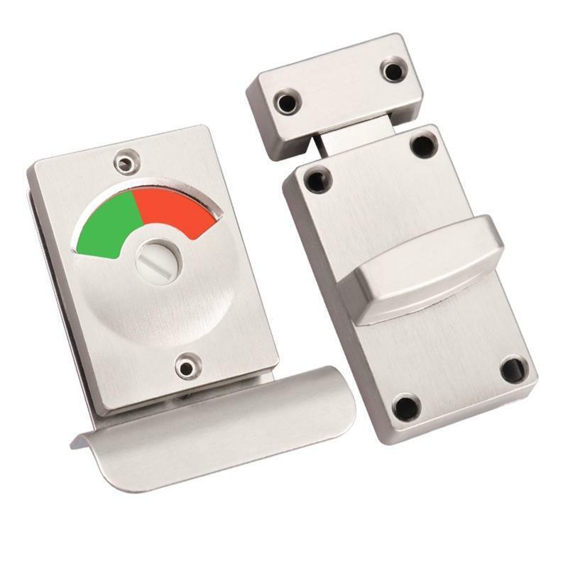 Stainless Steel Privacy Occupied Public Toilet Latch For Bathroom Indicator Door