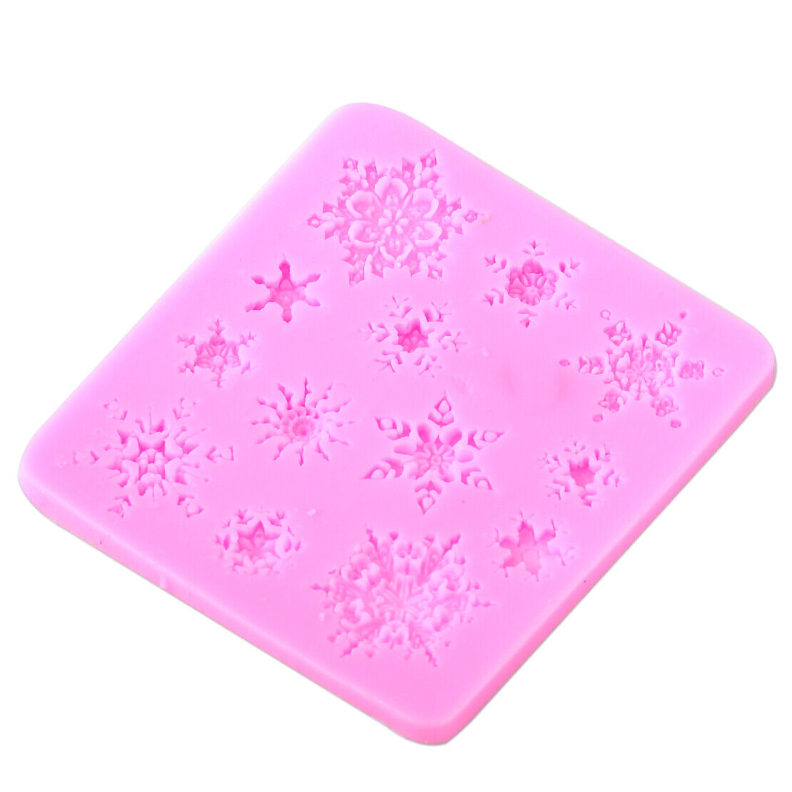 Silicone Snowflake Frozen Snow Mold Fondant Cake Chocolate Mould Decoration Li