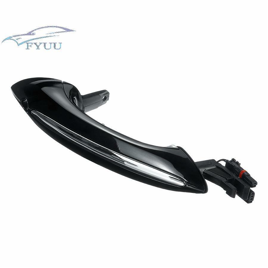 1pc Black Car Exterior Comfort Access Door Handle Front Left For BMW F10 F01 F02