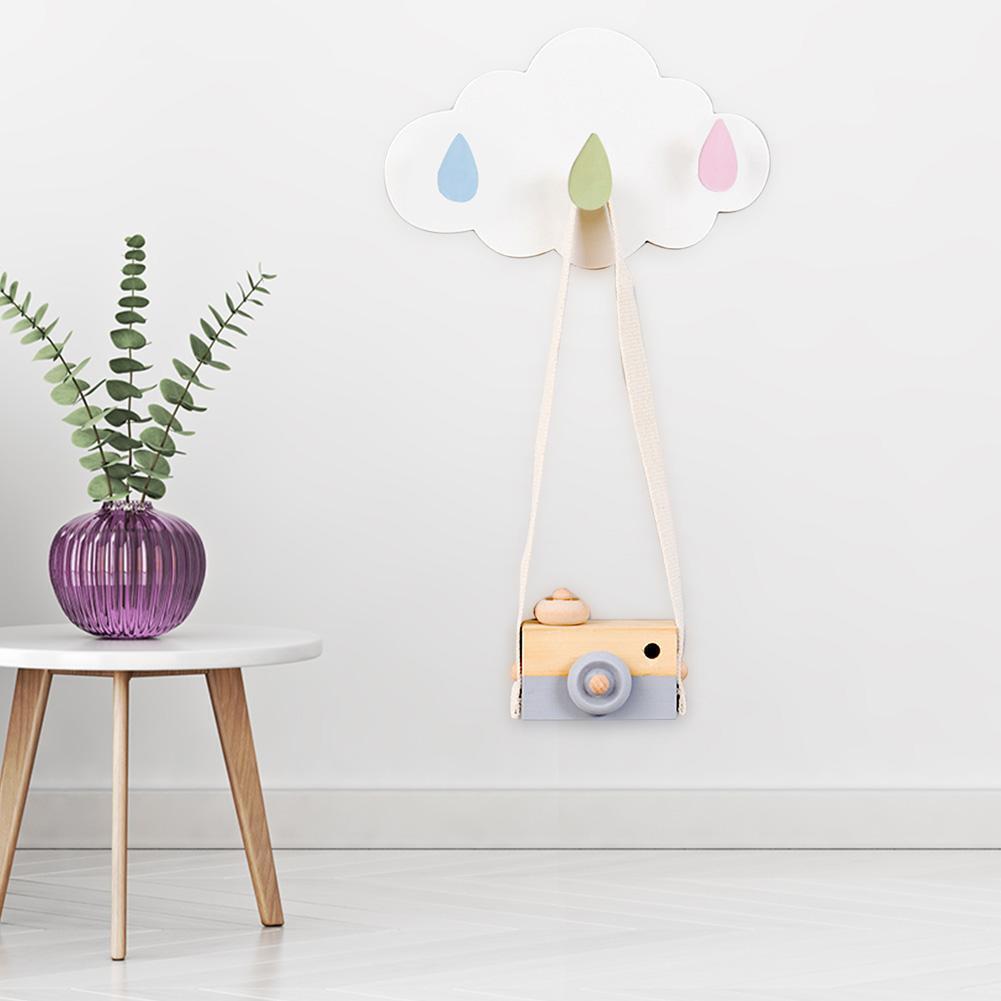 Cute Cloud Hook Plastic Clothes Storage Hanger Rack Wall Kid Bedroom Decor