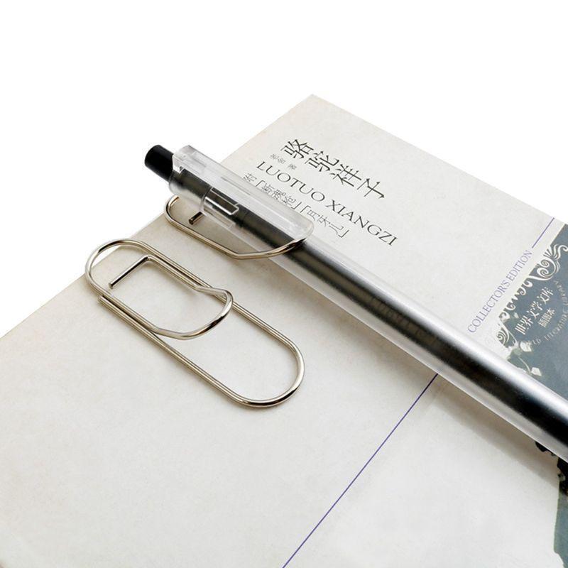 Metal Paper Clips Large Binder Clips Small Book Page Divider Decorative Bookmark