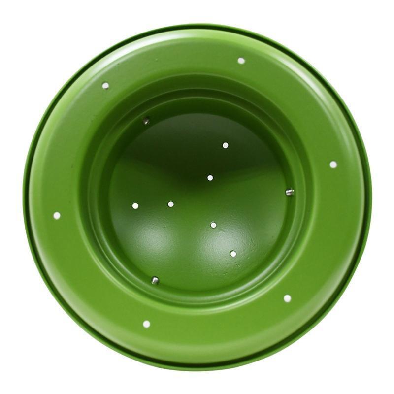 Metal Hanging Wild Bird Feeder Transparent Plastic Tube Feeders for Garden Yard