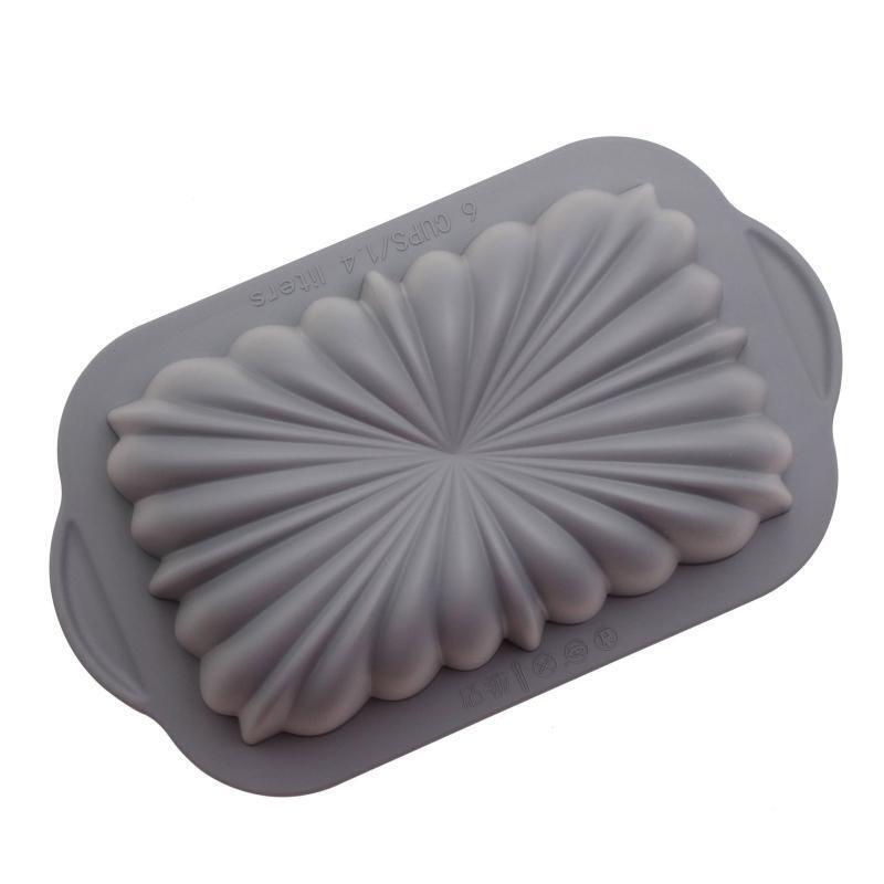 Rectangle Shape Flexible Silicone Cake Pan Pastry Baking Mold Loaf Tool or Party