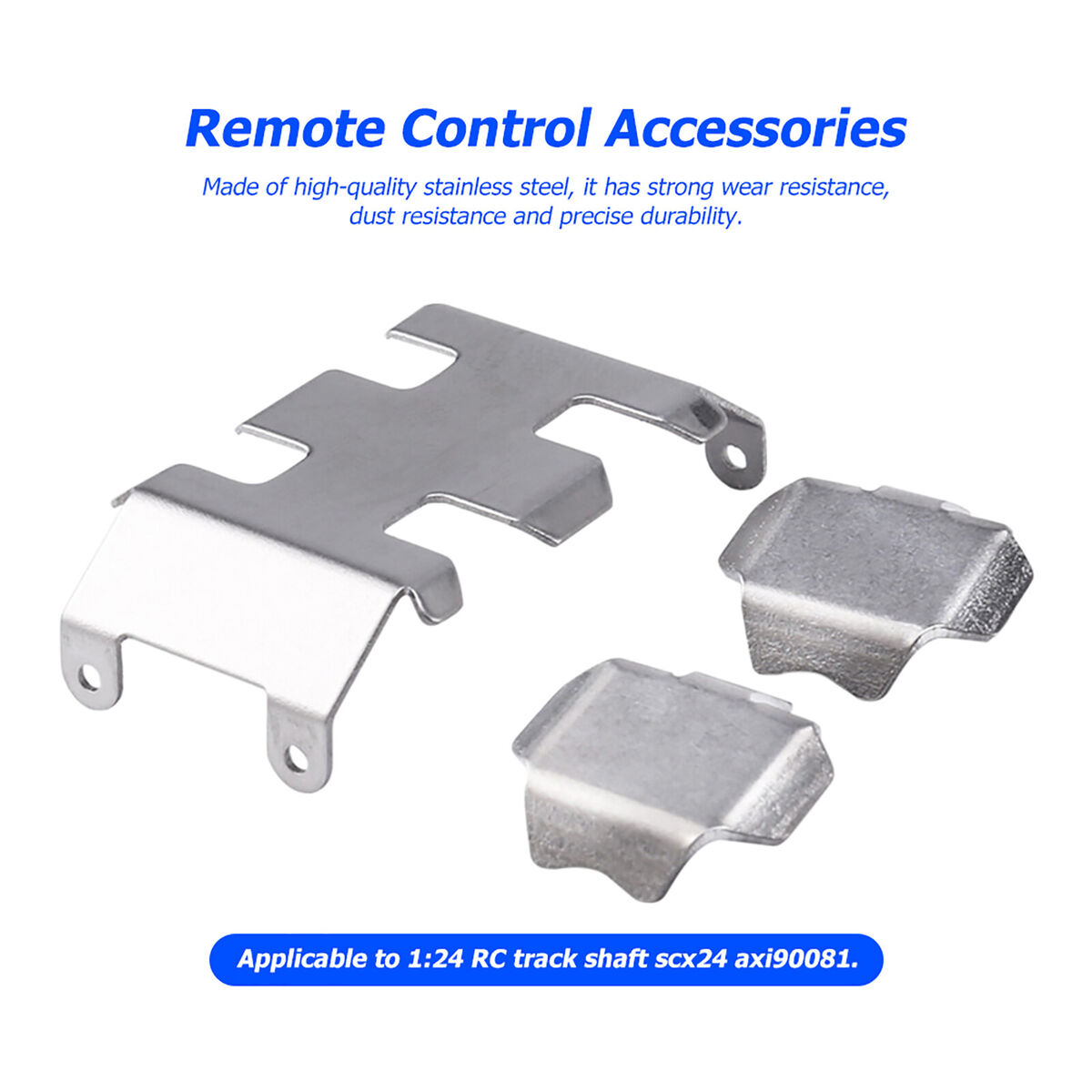 Chassis Armor Axle Protector Kit for 1/24 Axial SCX24 AXI90081 RC Car Parts