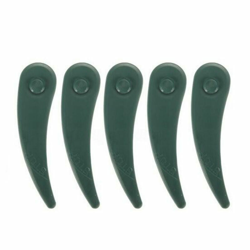 5pcs Plastic Replacement Grass Strimmer Blades Dura Lawn Mower Blade For BOSCH
