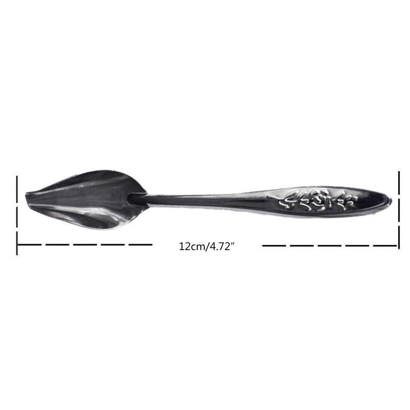 Parrot Feeding Spoon Stainless Steel Feed Scoop Animals Care Tool for Budgie
