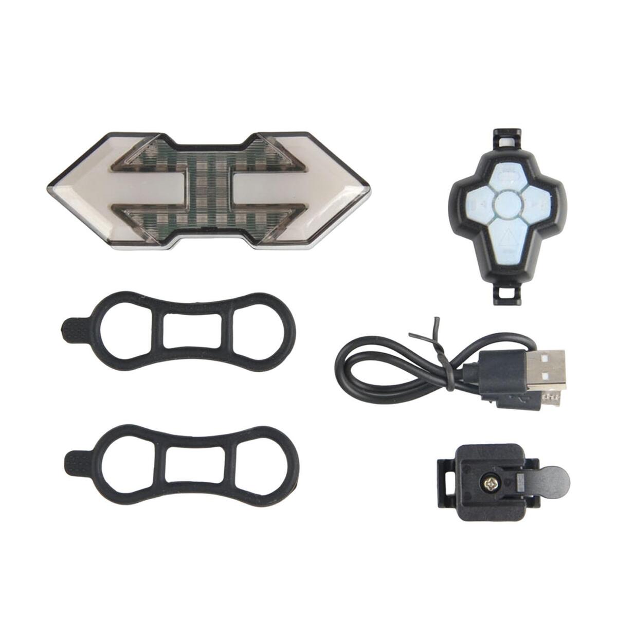 Bike LED Tail Light USB Rechargeable Turn Signal Indicator Road Bike Bicycle