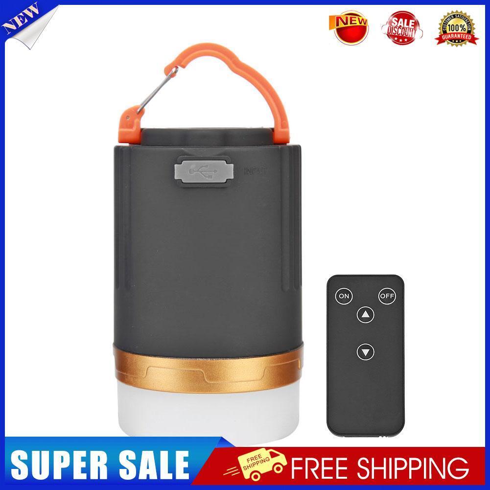 2pcs Portable USB Rechargeable Tent Camping Remote Control Hanging Light