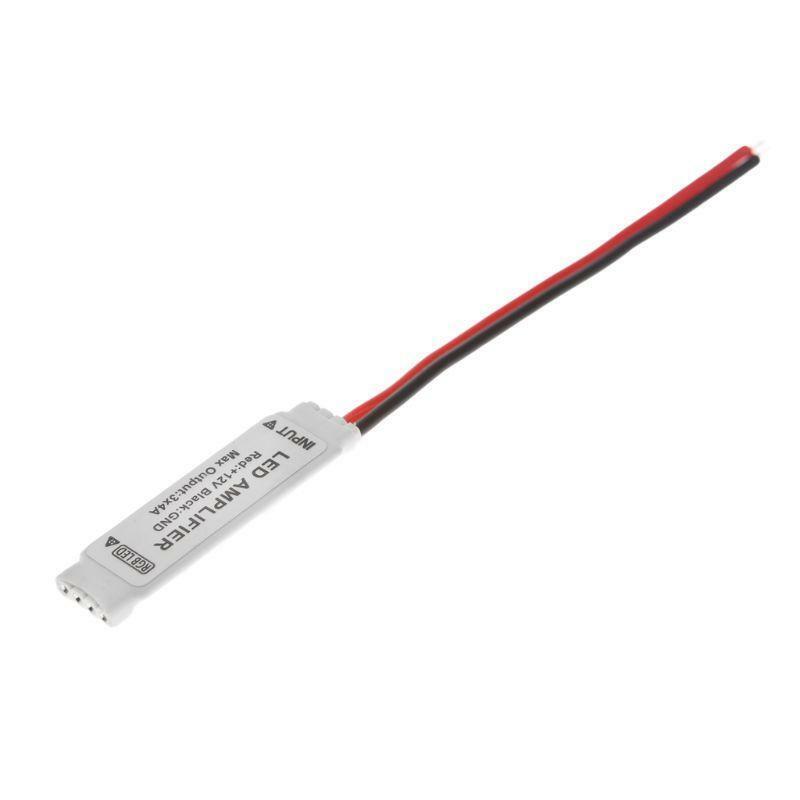 Mini Signal Amplifier Repeater for 5050 3528 SMD RGB LED Light Strip DC 12V