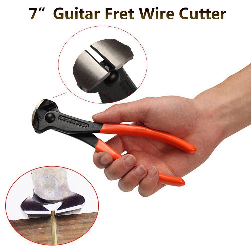 7 inch Stainless Steel Guitar Fret Wire End Cutter Nipper Luthier Tool
