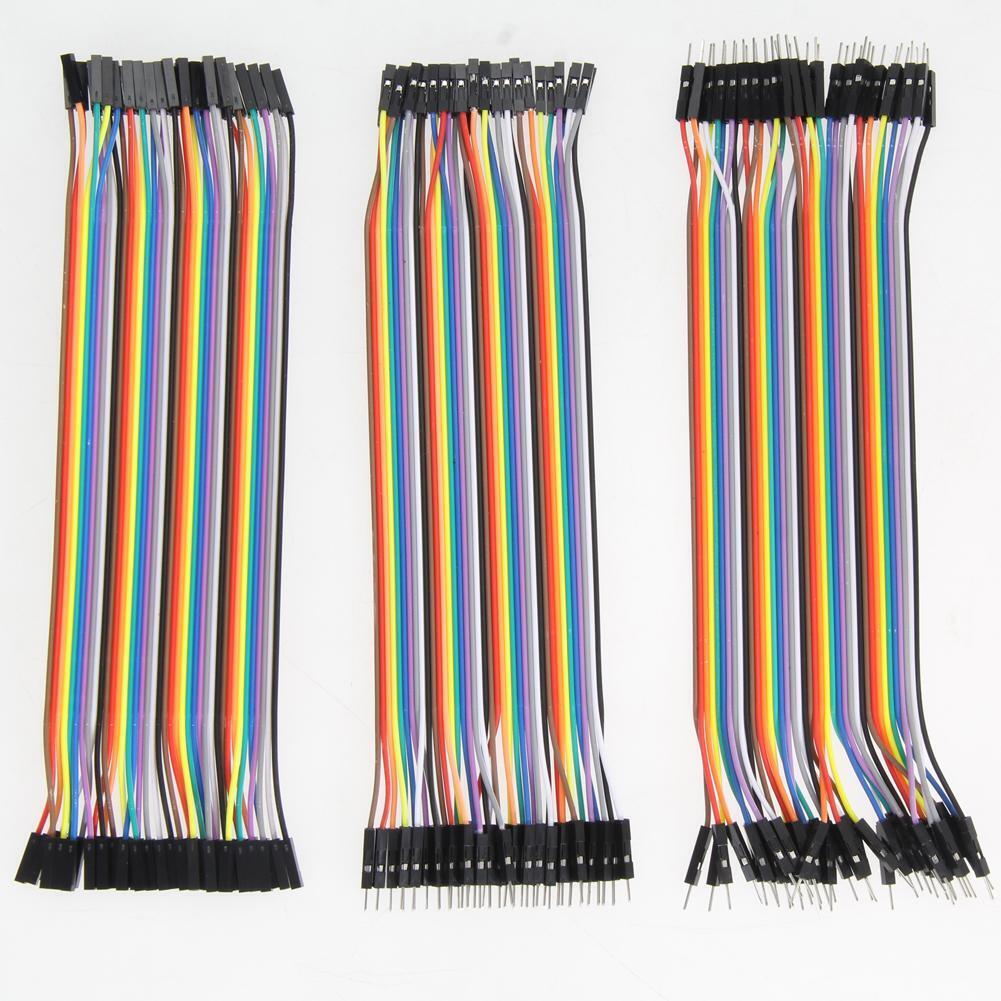120pcs 20cm 2.54mm 1pin Jumper Wire DuPont Cable for Arduino