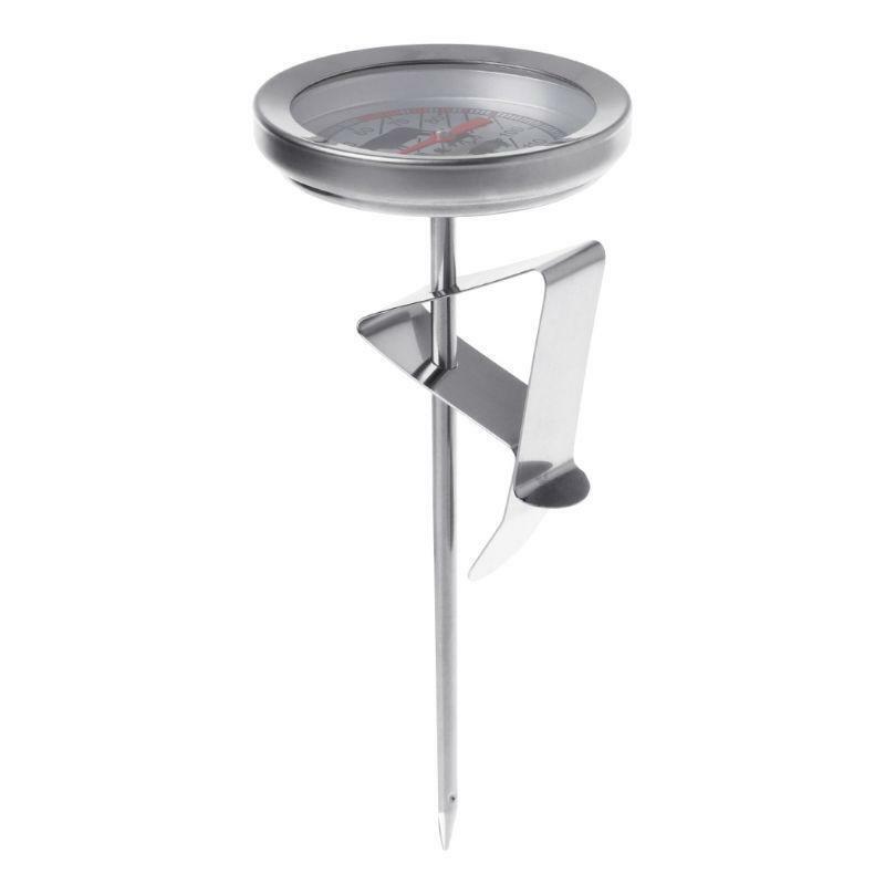 1Pcs Stainless steel BBQ Grill Meat Thermometer Dial Gauge Cooking Food Probe w