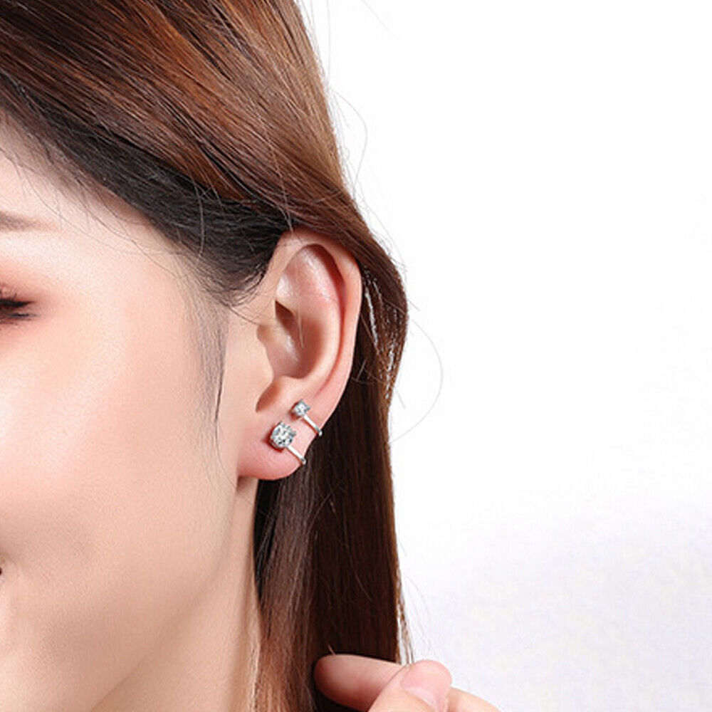 Gift Jewelry Zircon Ear Cuff No Pierced Non Piercing Earrings Tragus Earrings