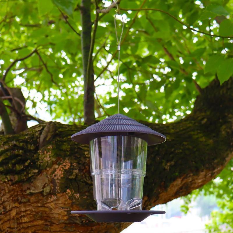 Bird Feeders Foldable Plastic Weatherproof Garden Decoration for Bird Watchers