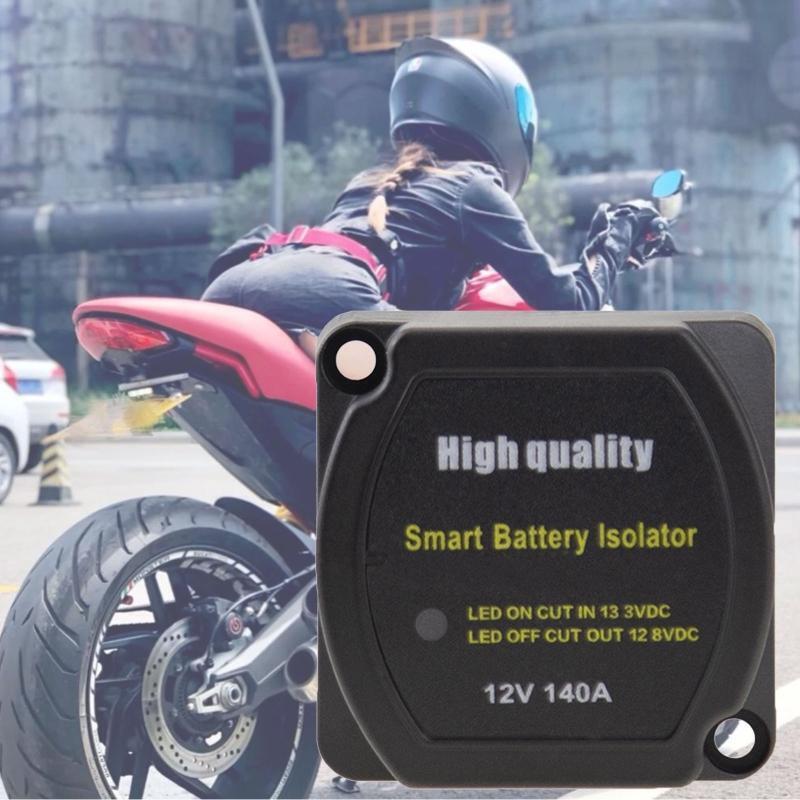 Heavy Duty Dual Auxiliary Battery Isolator Relay 2V 140Amp for Marine Boat RV