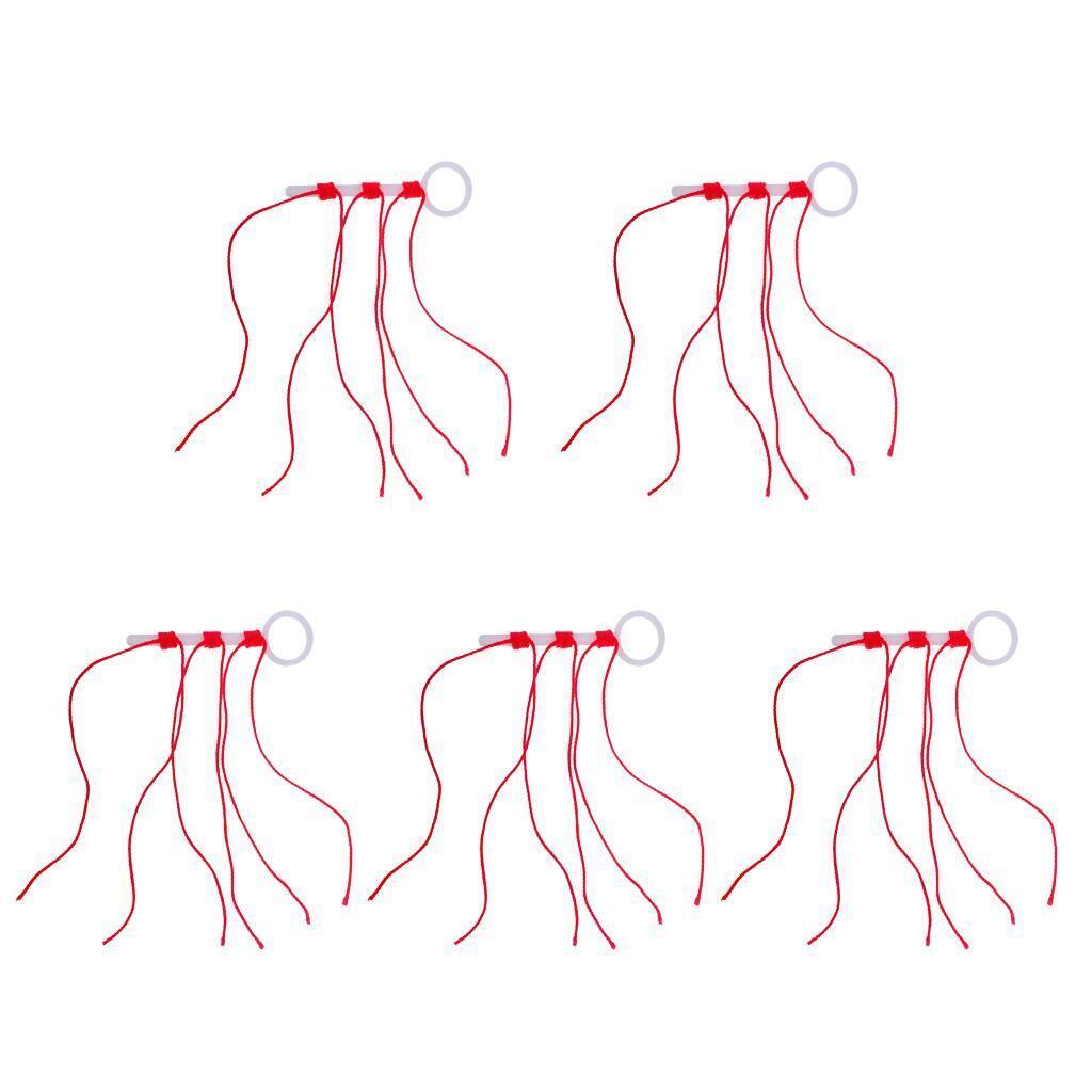 6pcs Bobber Stop Knots Strong Diplonema Braided String Rope Fishing Tackle - L