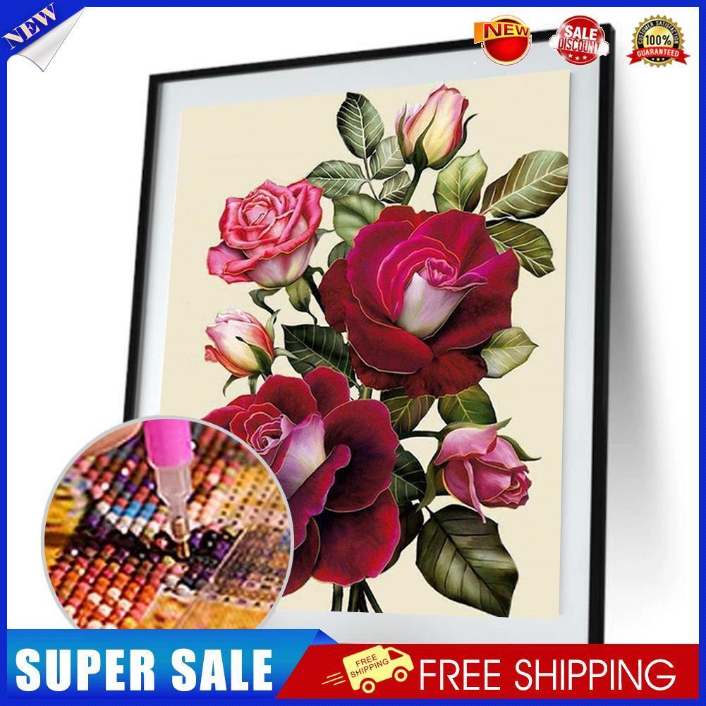 5D Flower Diamond Painting Rhinestone Embroidery Mosaic Picture Home Decor