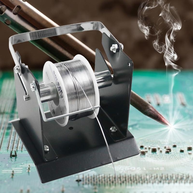 Soldering Welding Wire Adjustable Roll Holder Solder Reel Stand Dispenser Tin