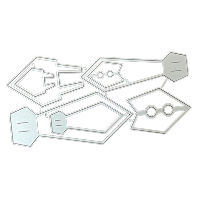 Bow Tie Cutting Dies 5 Pcs Stencil Scrapbooking DIY Album Stamp Paper Card