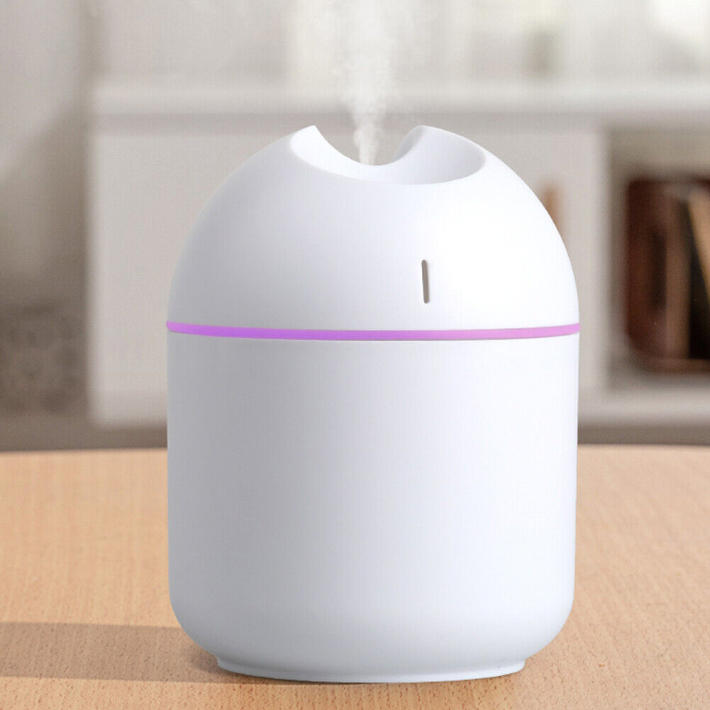 2 Modes Mist Spraying Air Humidifier Aroma Essential Oil Diffuser (White)