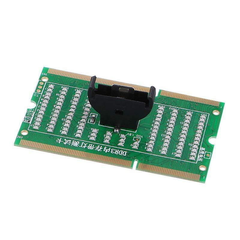 DDR3 Memory Slot Tester Card with LED Light for Laptop Motherboard Notebook
