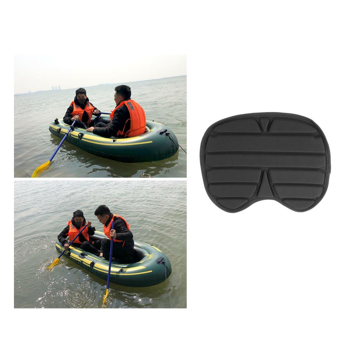 Padded Waterproof kayak boat seat Cushion  Canoe Pad Paddling Black