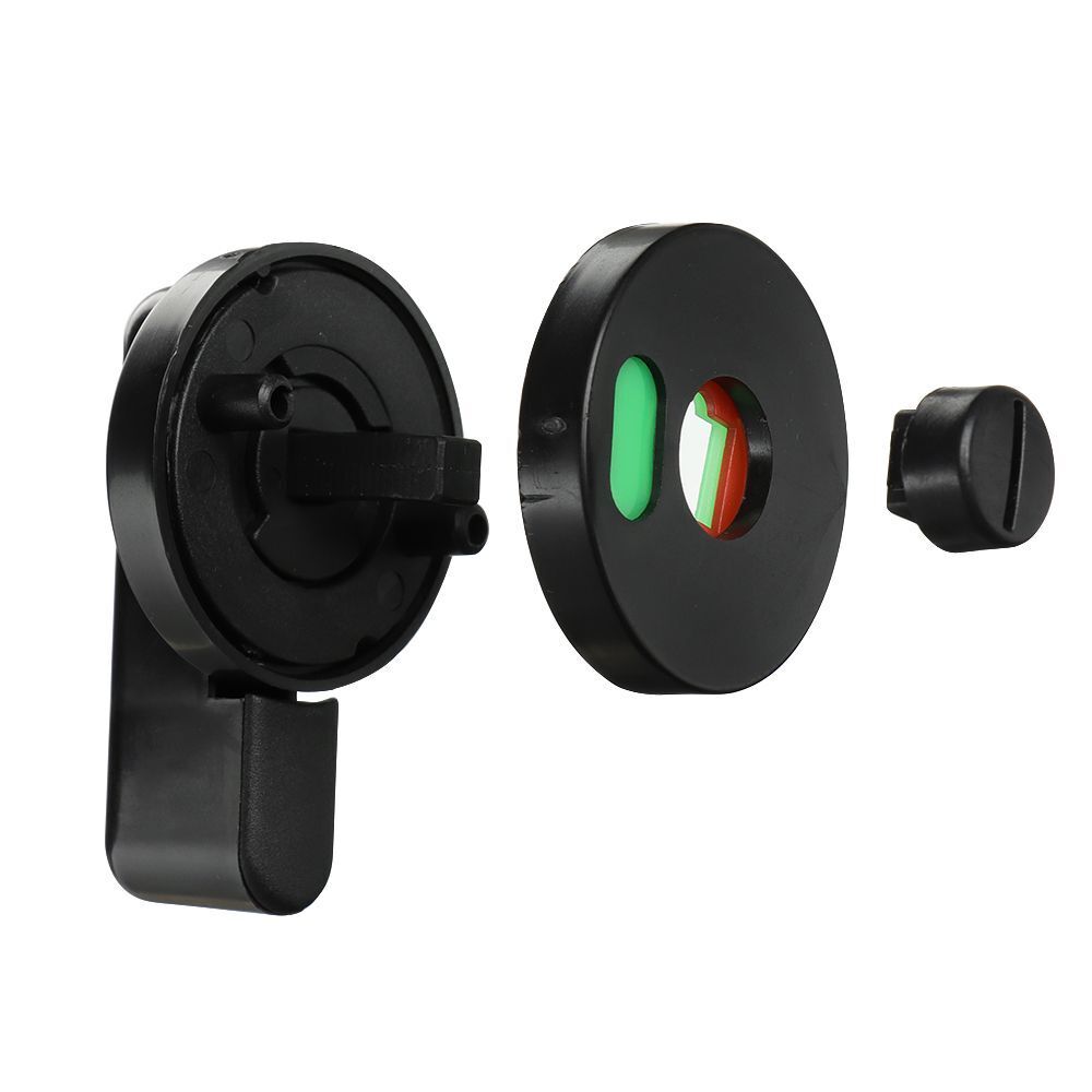 Toilet Nylon Plastic Indicator Buckle Door Lock Black Handle Indicator Lock