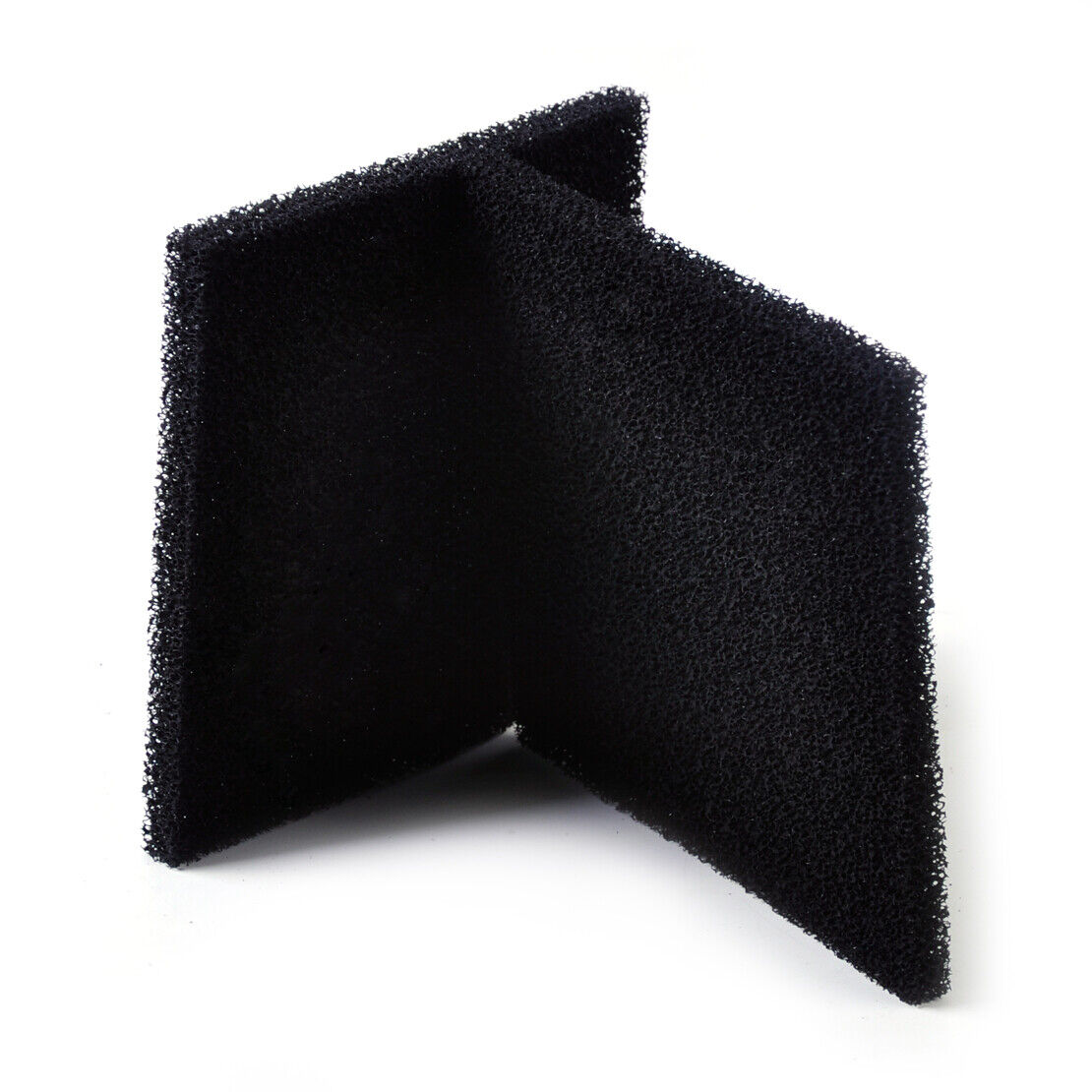 2x Universal Black Activated Carbon Foam Sponge Air Filter Tank Pad 13x13x1cm Li