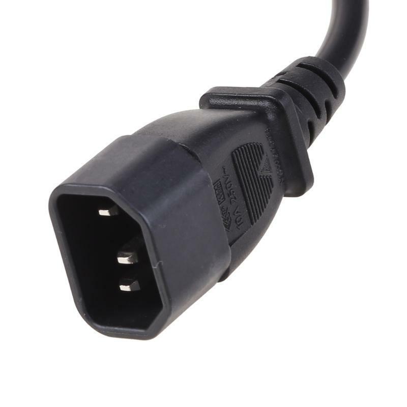 UPS/PDU Power Lead IEC 320 C14 Male To CEE7 European Female Adapter Cable 35CM