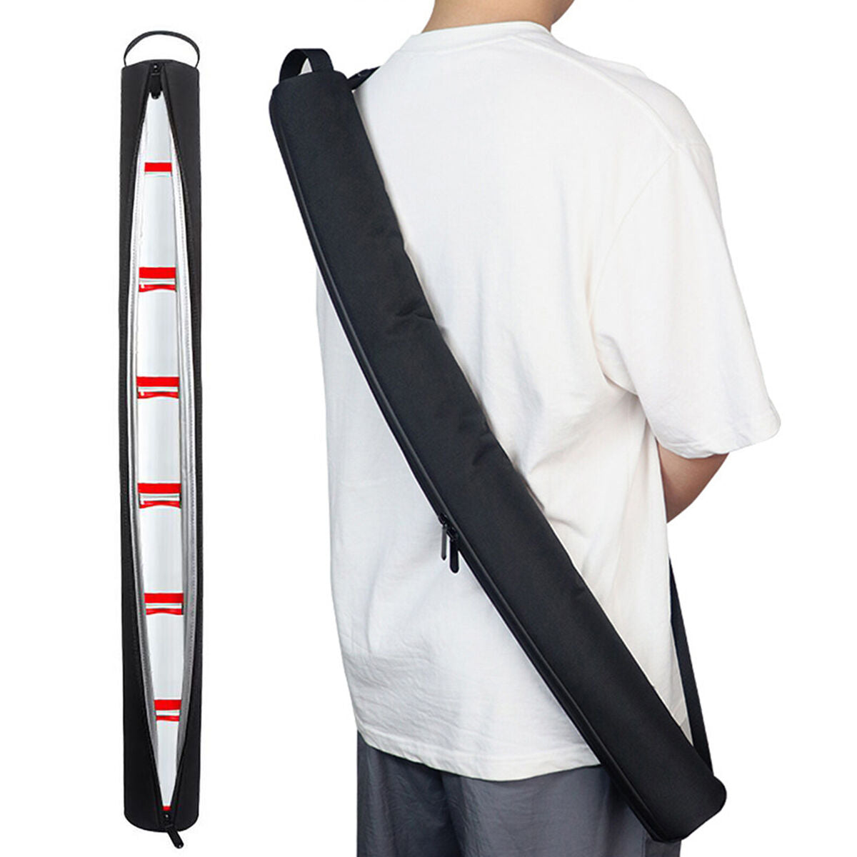 Golf Cooler Bag - 7-Can Insulated Cooler Sleeve Beverage Storage Case (L)