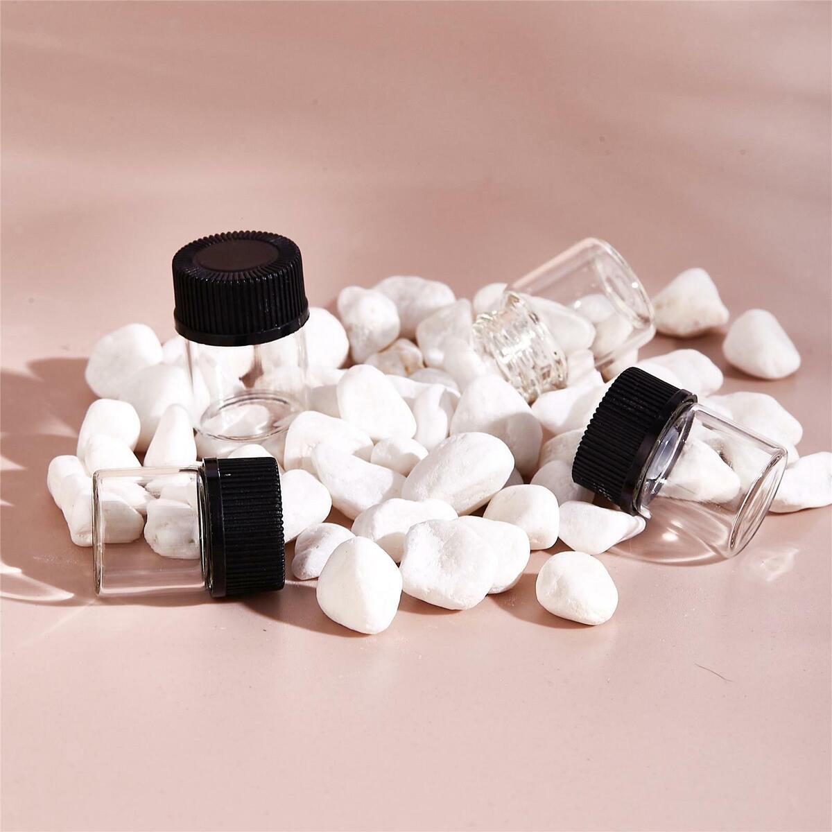100 Pieces  Oil  Bottles 2ml with Orifice Reducers for Outdoor