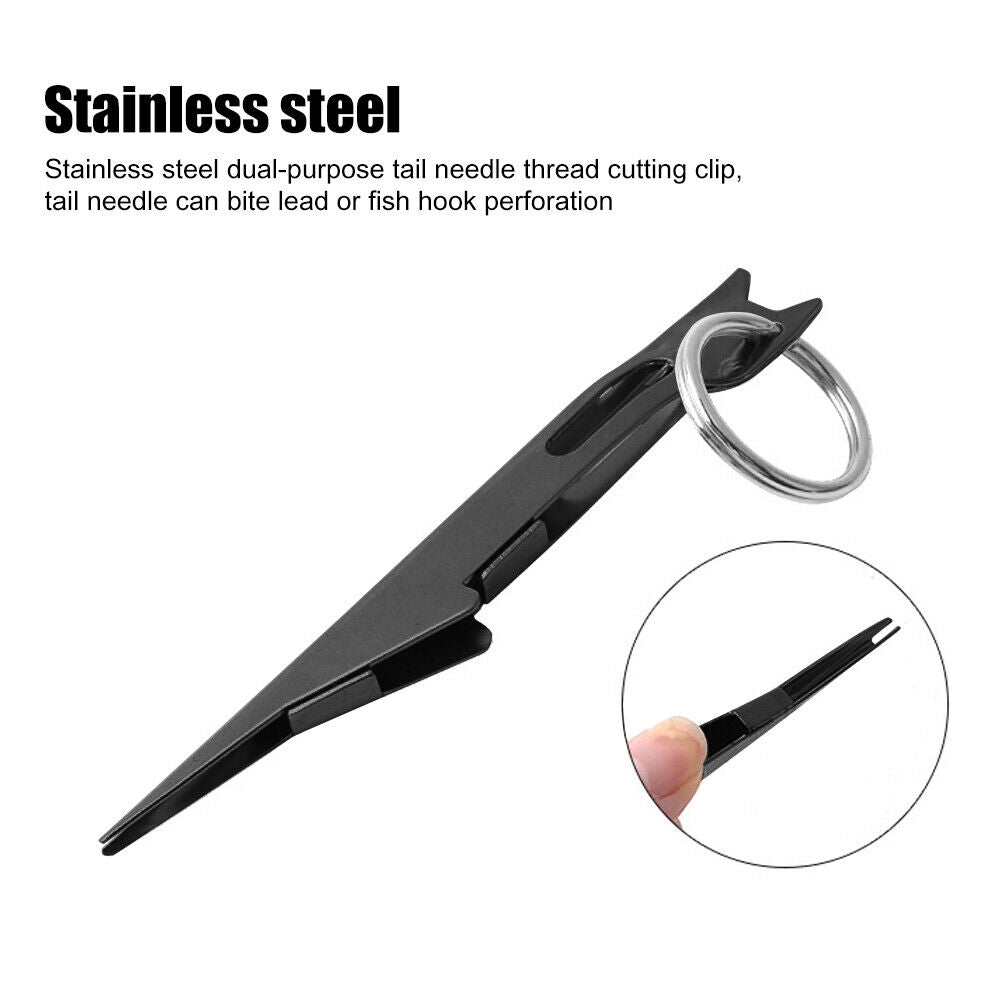 Portable 2 in 1 Fish Line Knotter Scissors Fishing Line Knot Tying Device