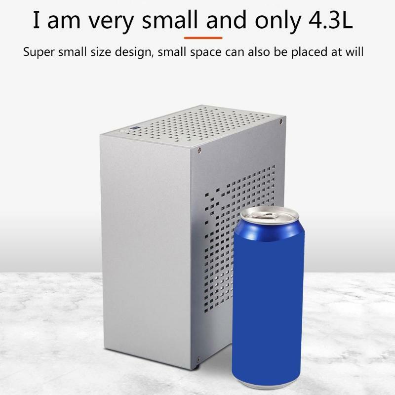 B07 HTPC Case Compact Desktop Chassis USB3.0 with Graphics Card Extension Cable
