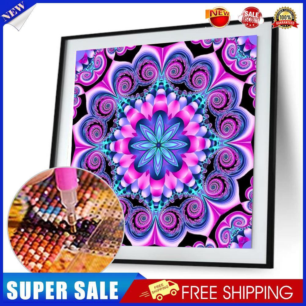 Geometric Flower 5D Full Drill Diamond Painting Embroidery DIY Cross Stitch