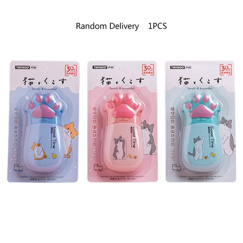 30M Cartoon Cat Claw White Out Correction Tape Eraser for Student Officer Child