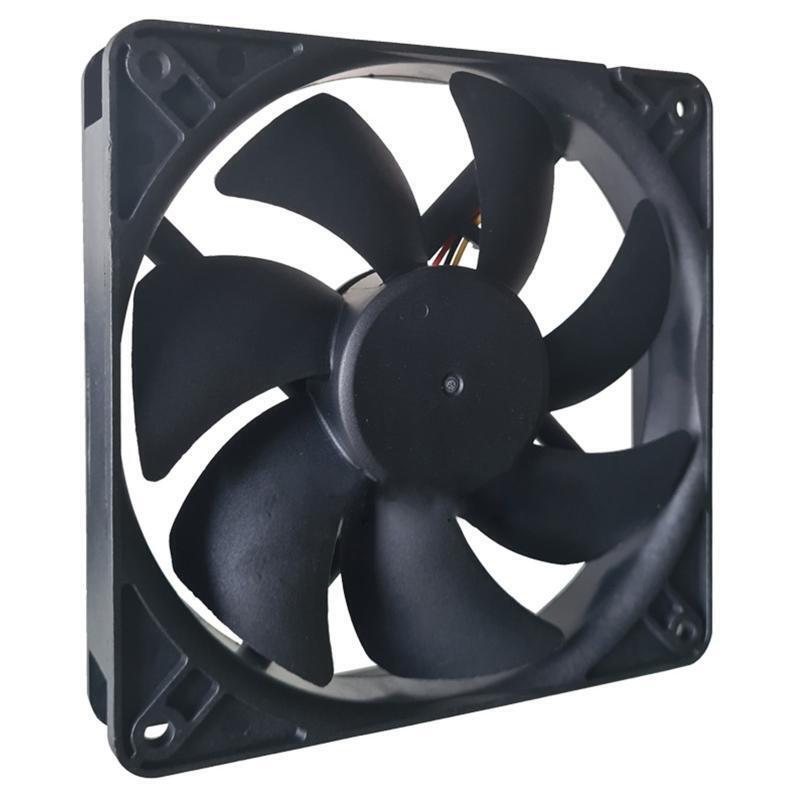 24V DC Brushless High Speed Cooling Fan 12x12x2.5cm 2Pin 2 wire Connector Cooler
