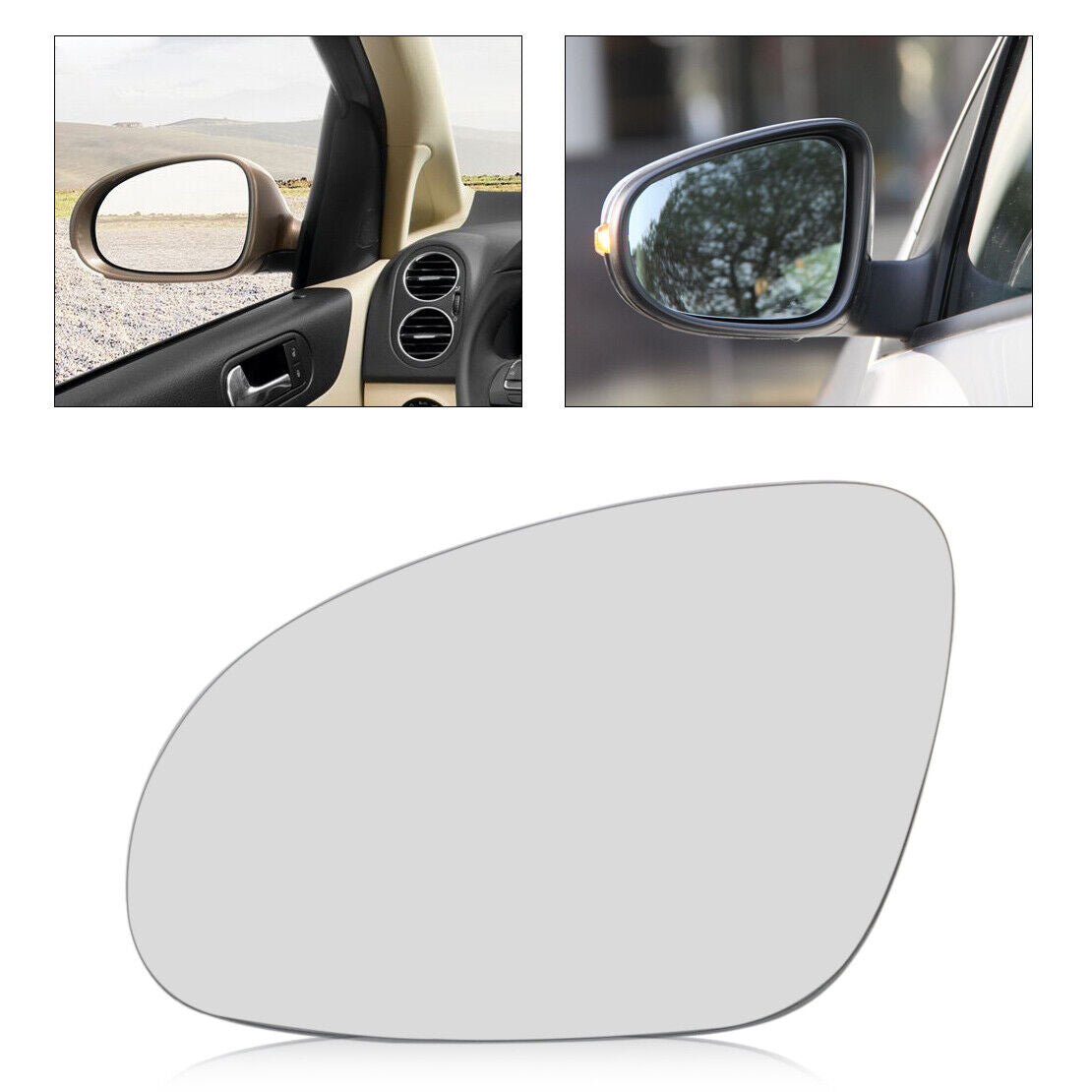 Left Side Wing Mirror Glass Heat Holder fit For VW Golf Jetta MK5 Passat B6 Li