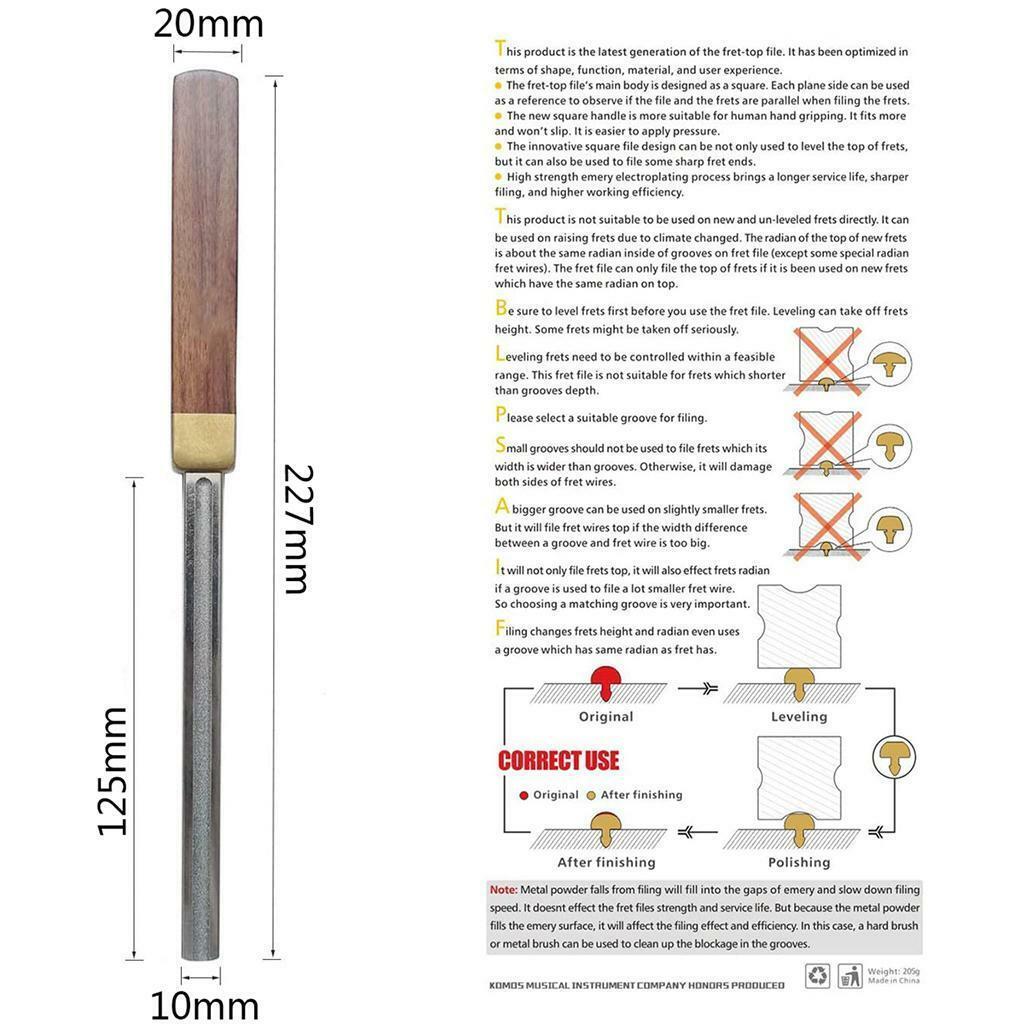 Guitar  Dressing Crowning  board Fingerboard Leveling Accessory